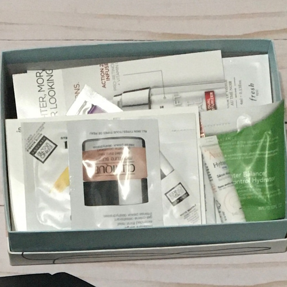 Birchbox Full or random samples.